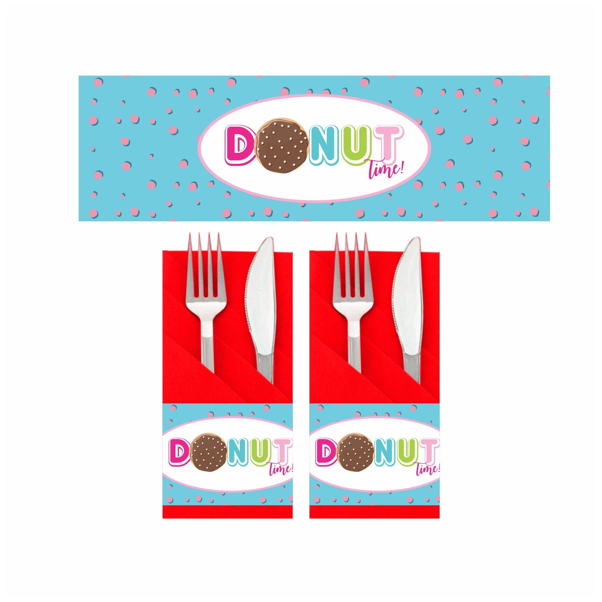 Donut Theme Napkin Rings THEME PARTIES Pretty UR Party
