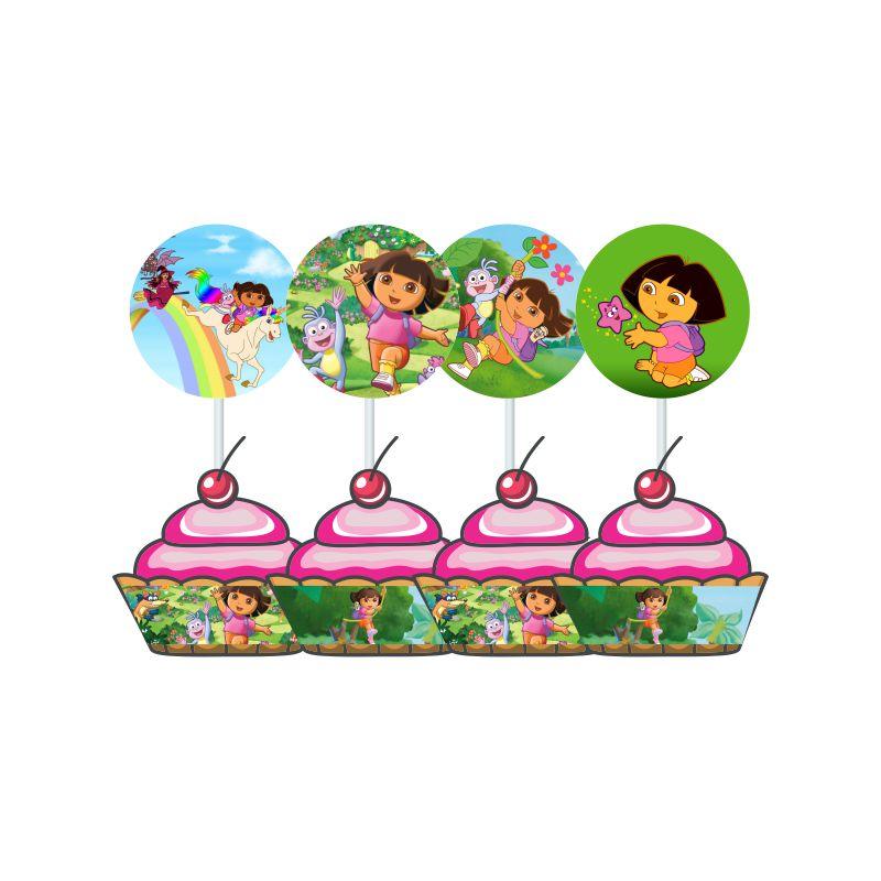 Dora the Explorer Tableware Package THEME PARTIES Pretty UR Party