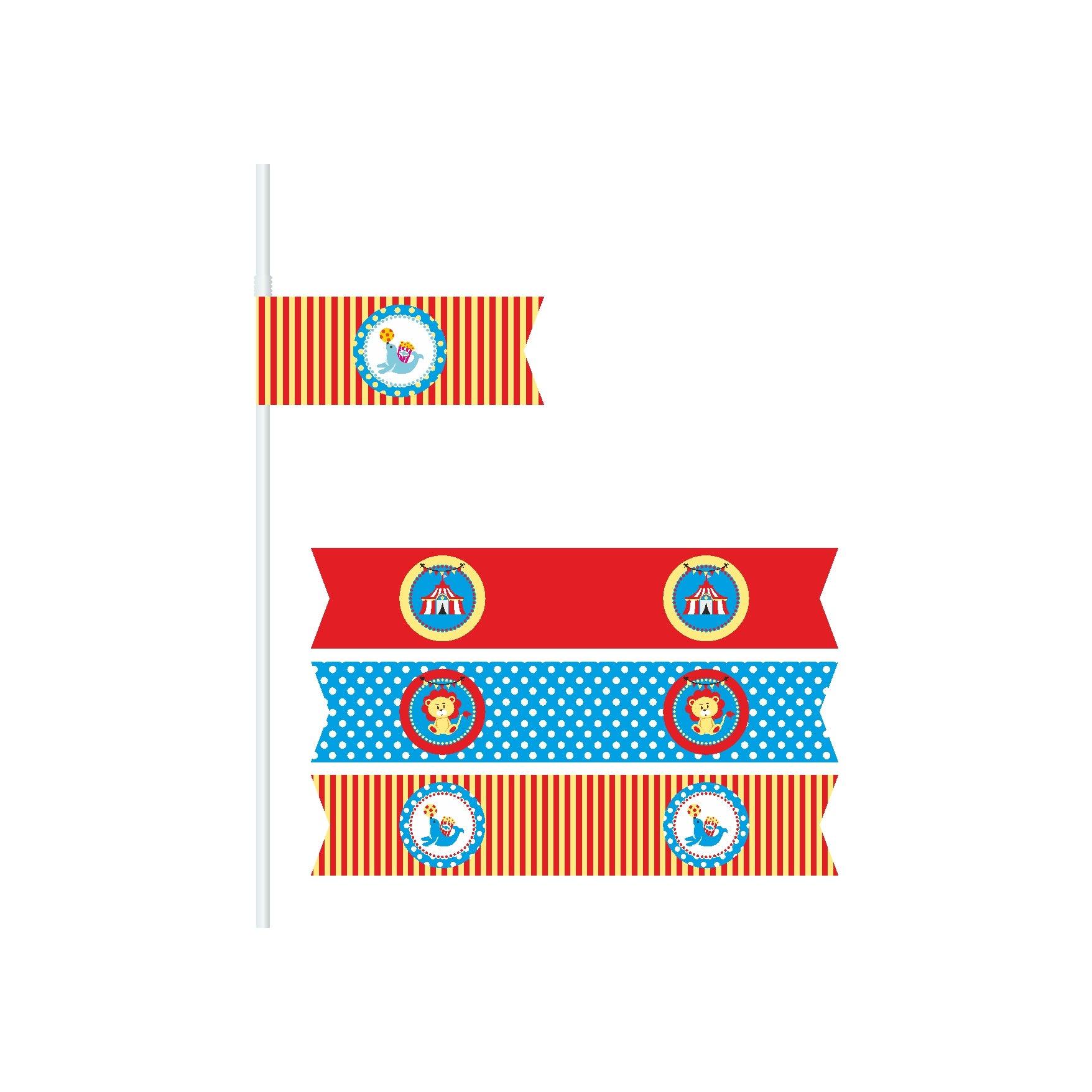 Carnival Drink Straws THEME PARTIES Pretty UR Party