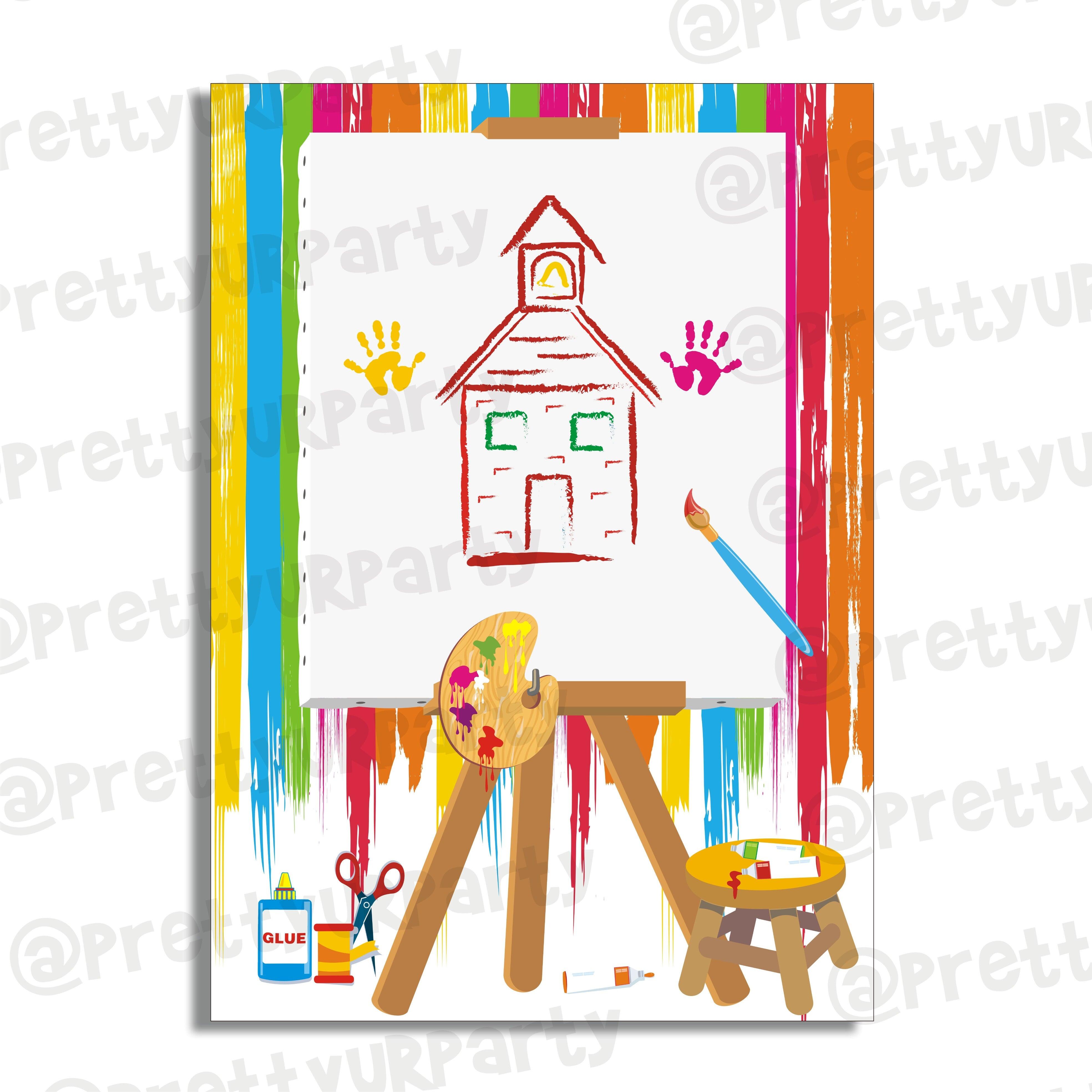 Art & Craft Party Centerpieces - Pack of 2 THEME PARTIES Pretty UR Party Default Title