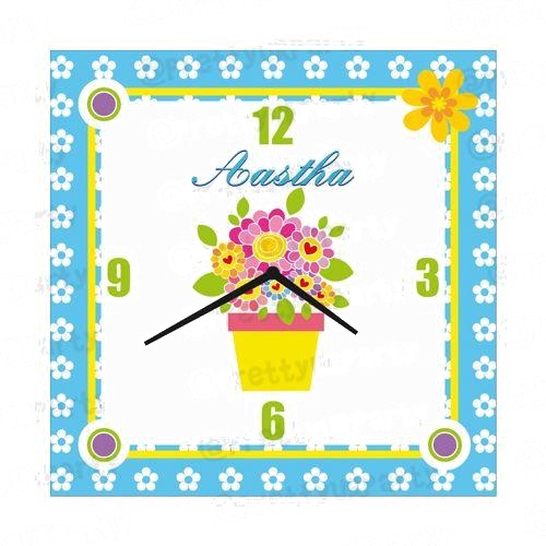 Personalised Flowers Clock — image 4