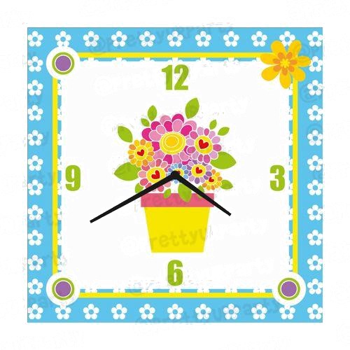 Personalised Flowers Clock — image 3