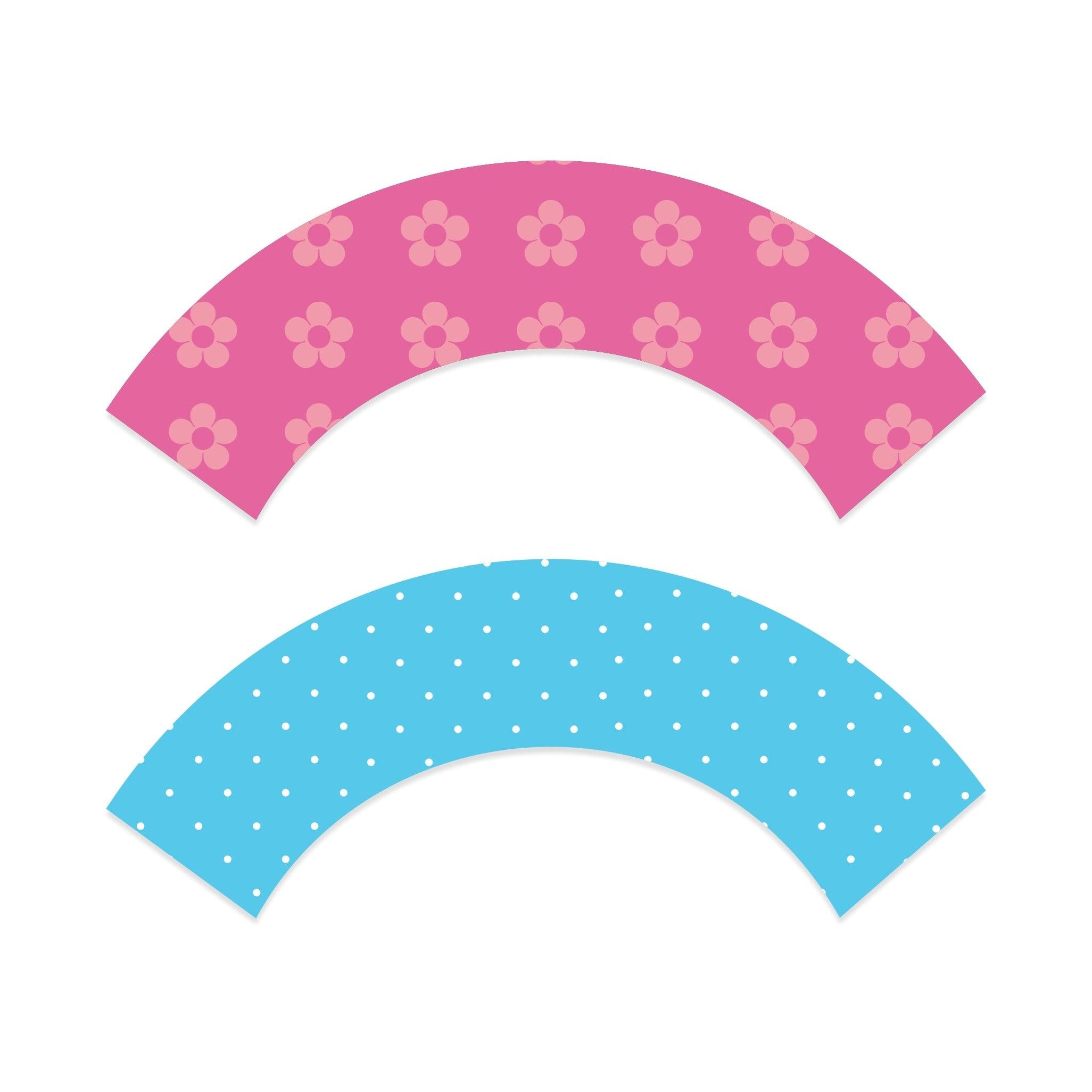 Flowers Cupcake Wrappers THEME PARTIES Pretty UR Party