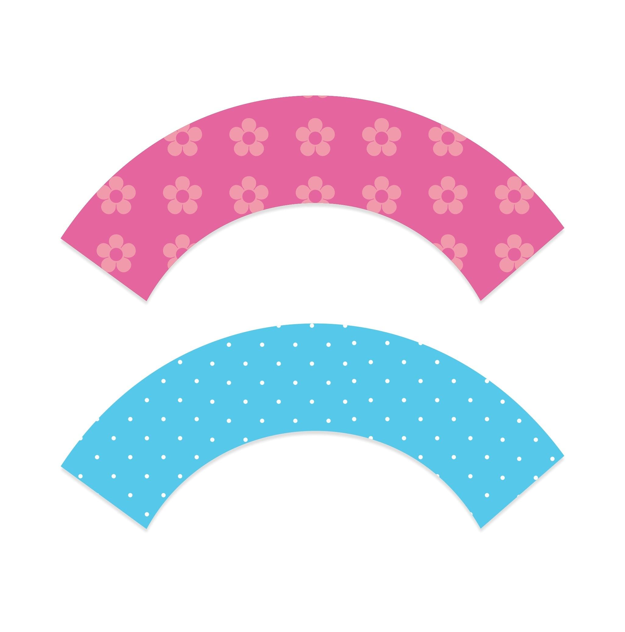 Flowers Cupcake Wrappers THEME PARTIES Pretty UR Party