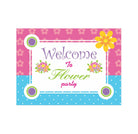 Flowers Theme Entrance Banner / Door Sign THEME PARTIES Pretty UR Party