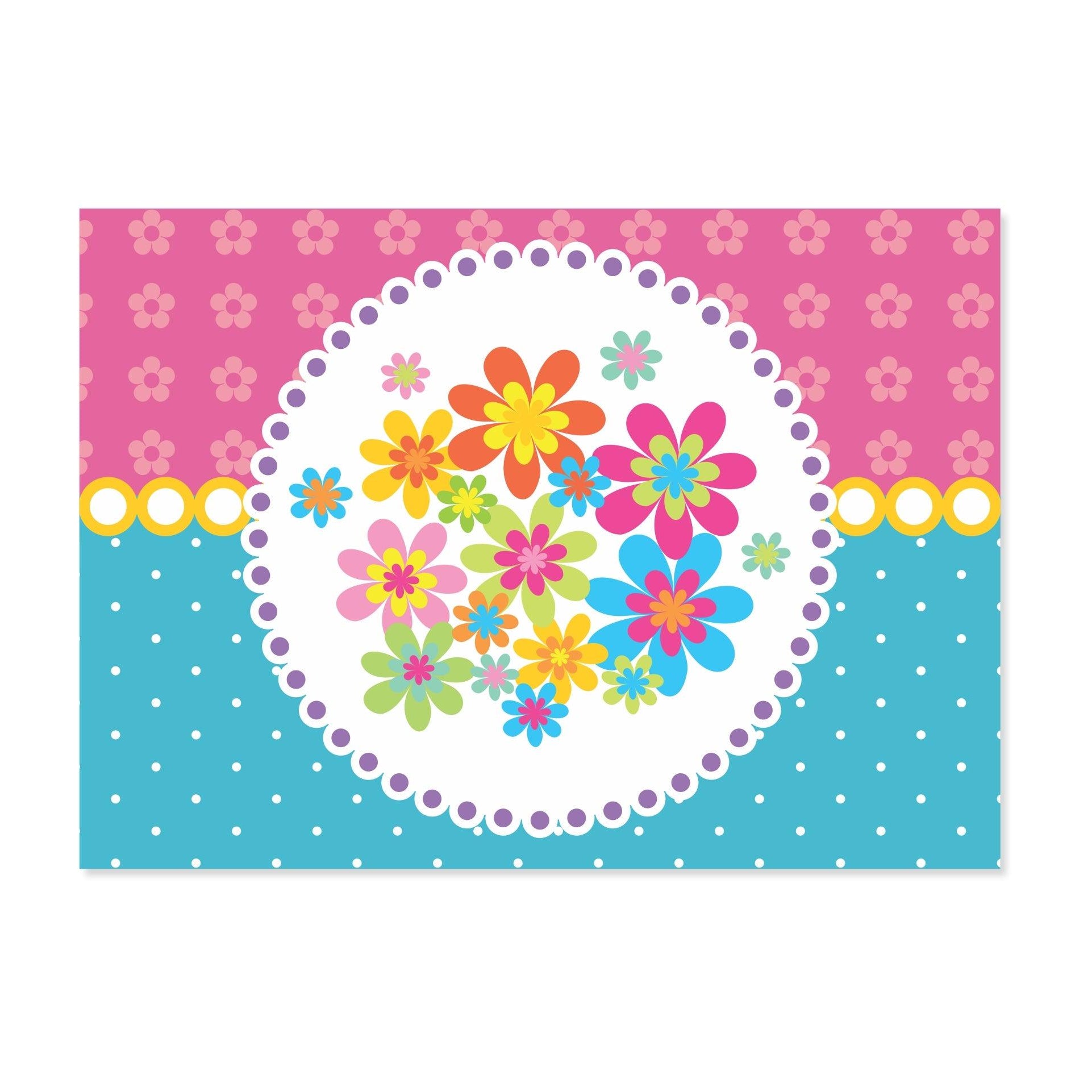 Flowers Table Mats THEME PARTIES Pretty UR Party