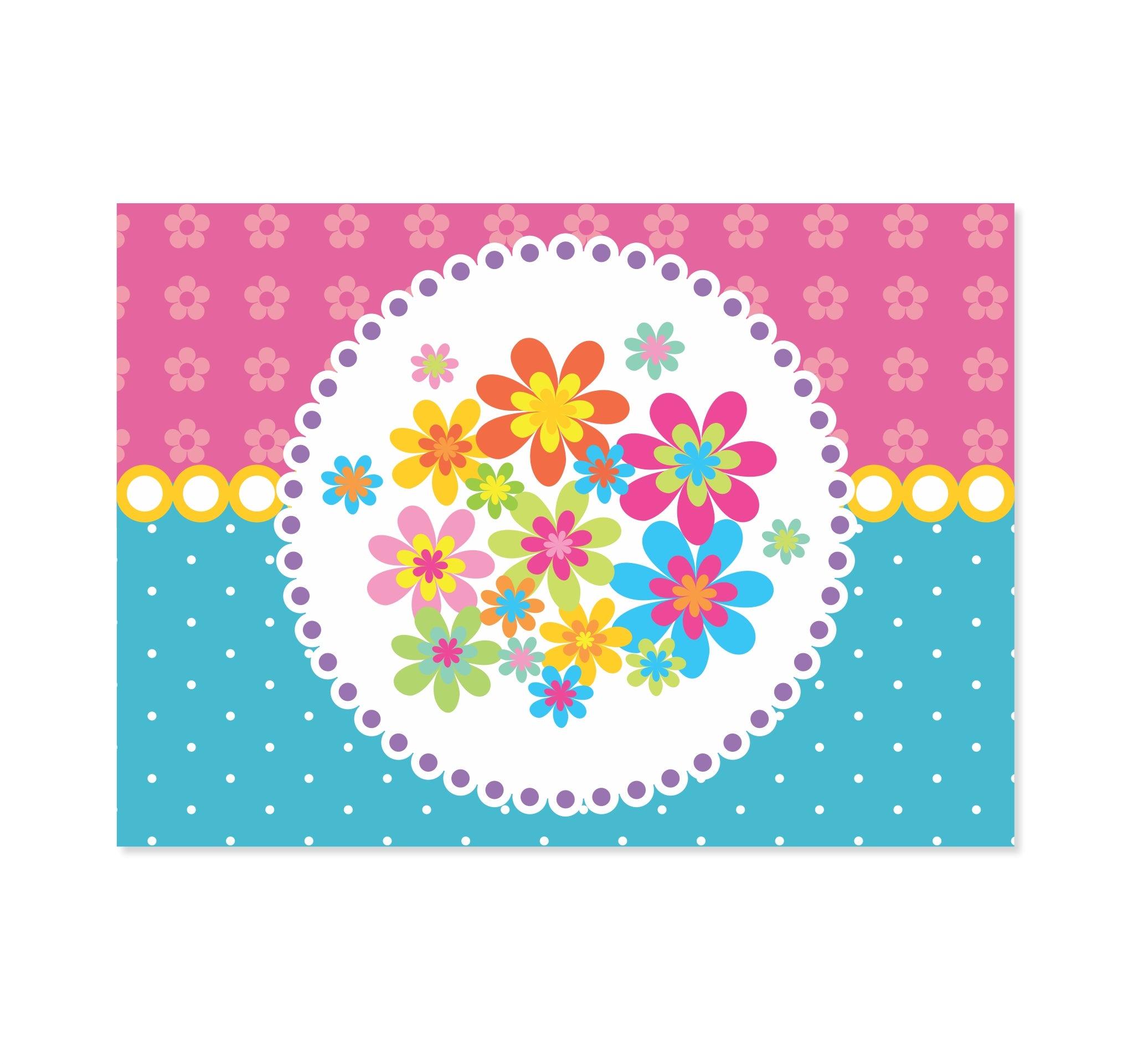 Flowers Table Mats THEME PARTIES Pretty UR Party