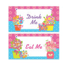 Flowers Theme Food Labels / Buffet Table Cards THEME PARTIES Pretty UR Party
