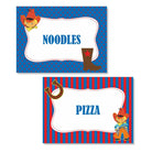 Little Cowboy Theme Food Labels / Buffet Table Cards THEME PARTIES Pretty UR Party