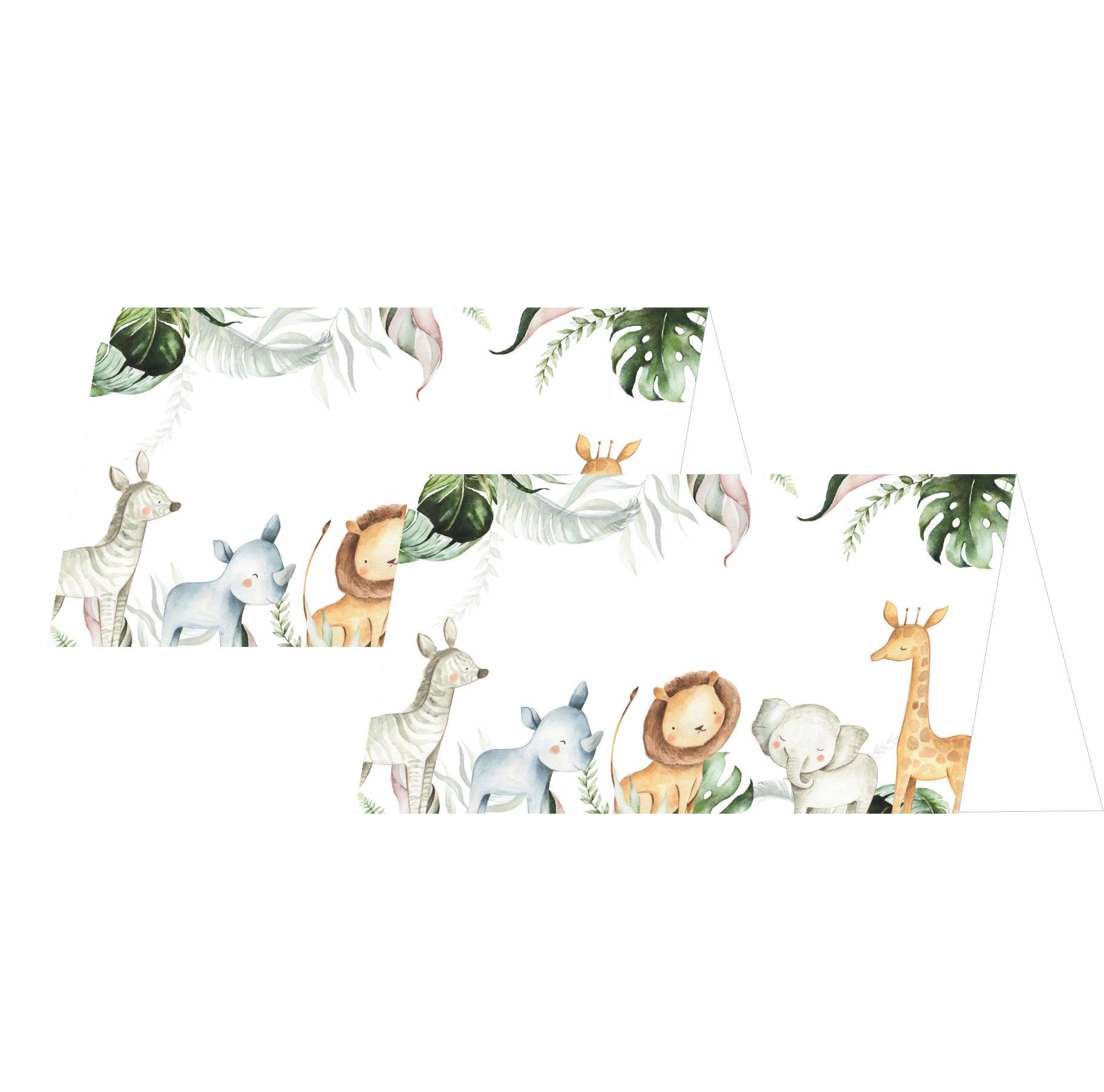 Wild One theme Food Labels / Buffet Table Cards - Pack of 12 THEME PARTIES Pretty UR Party