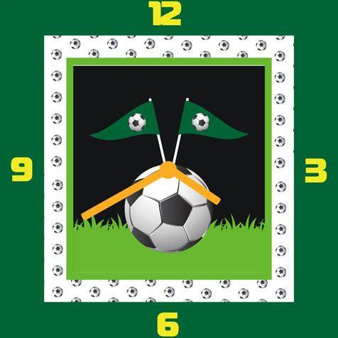 Personalised Football Clock THEME PARTIES Pretty UR Party