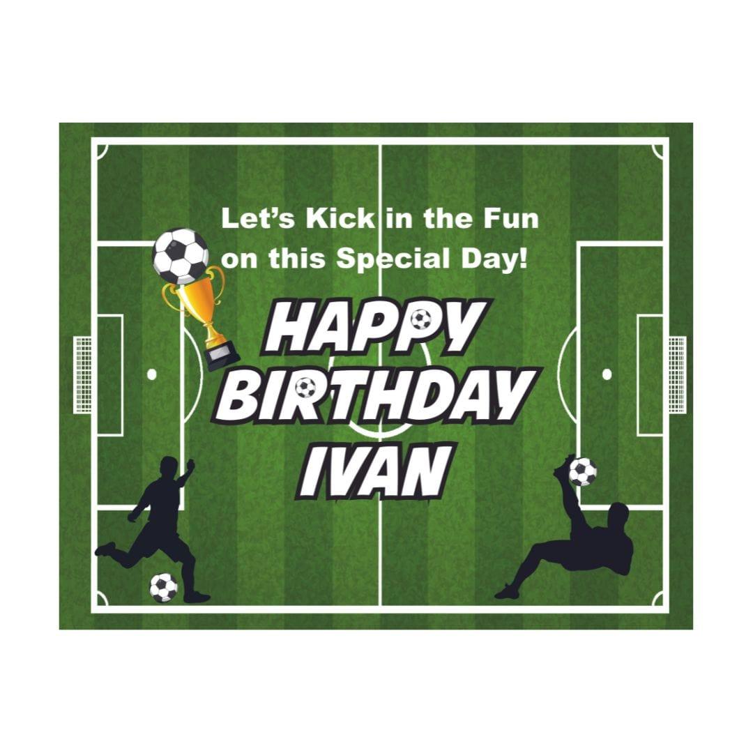 Soccer Theme Backdrop THEME PARTIES Pretty UR Party