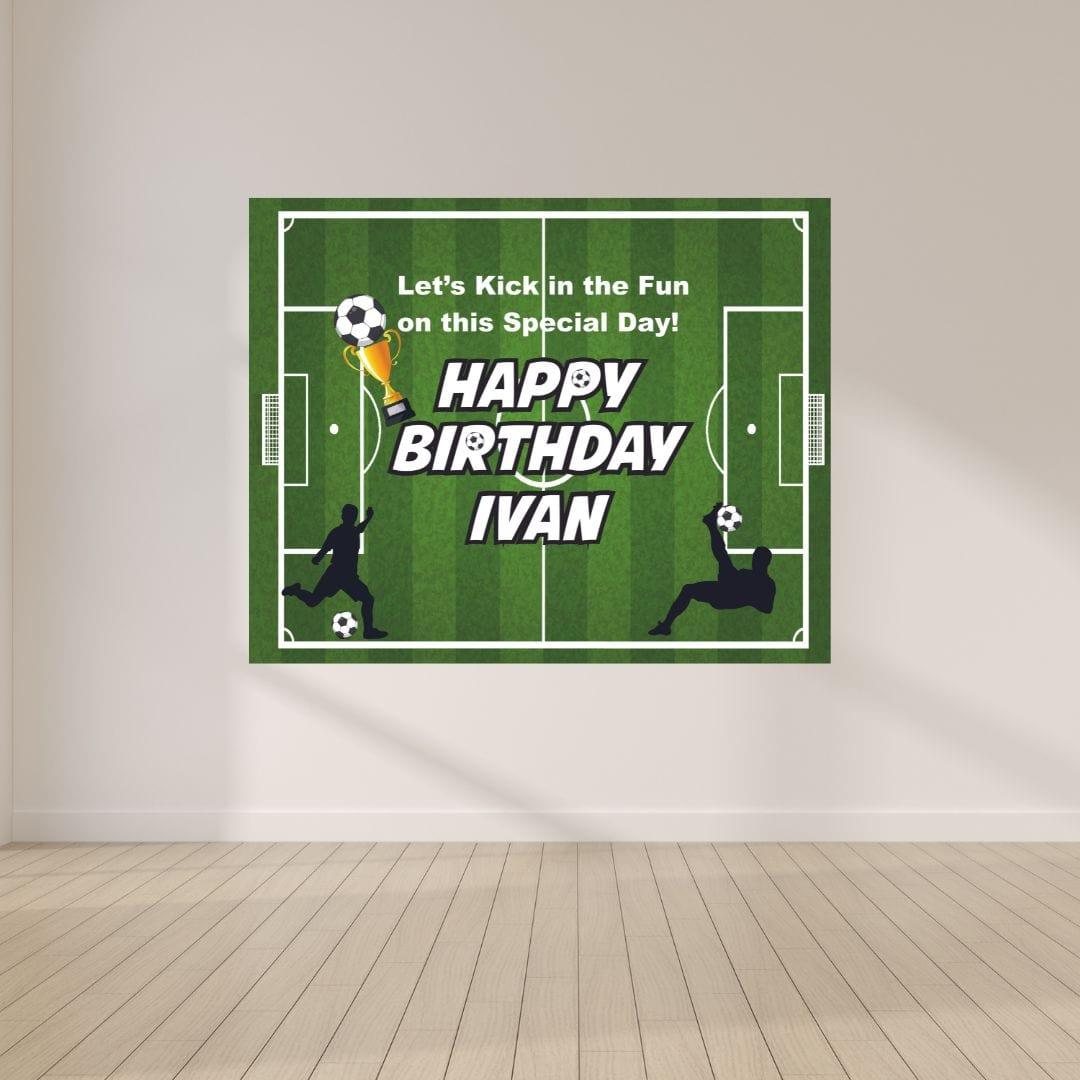 Soccer Theme Backdrop THEME PARTIES Pretty UR Party