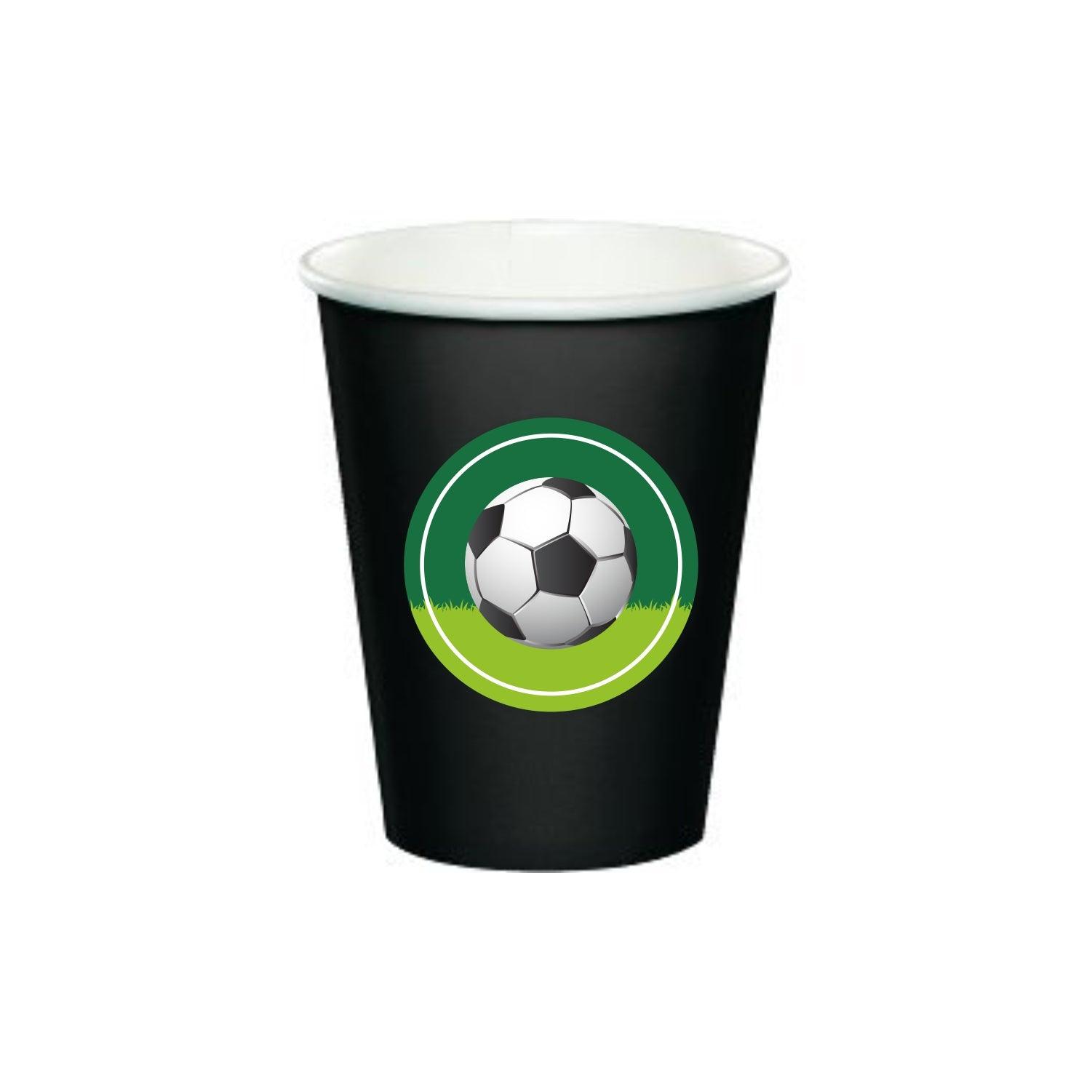 Football theme Paper Cups TABLEWARE Pretty UR Party