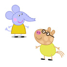 Peppa Pig Friends Cutouts THEME PARTIES Pretty UR Party
