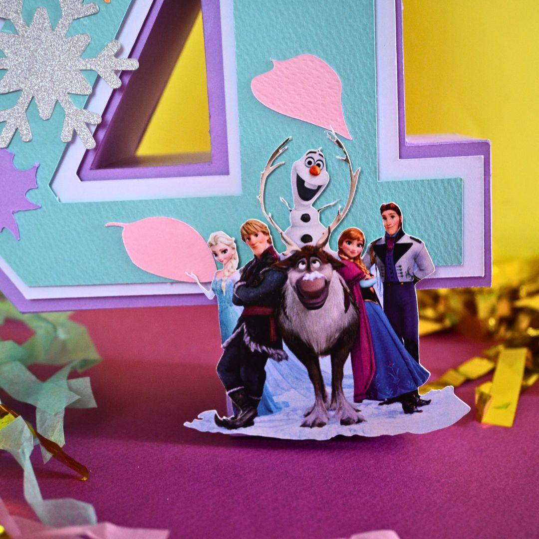 Elsa 3D Letter / Number HANDCRAFTED PRETTY UR PARTY