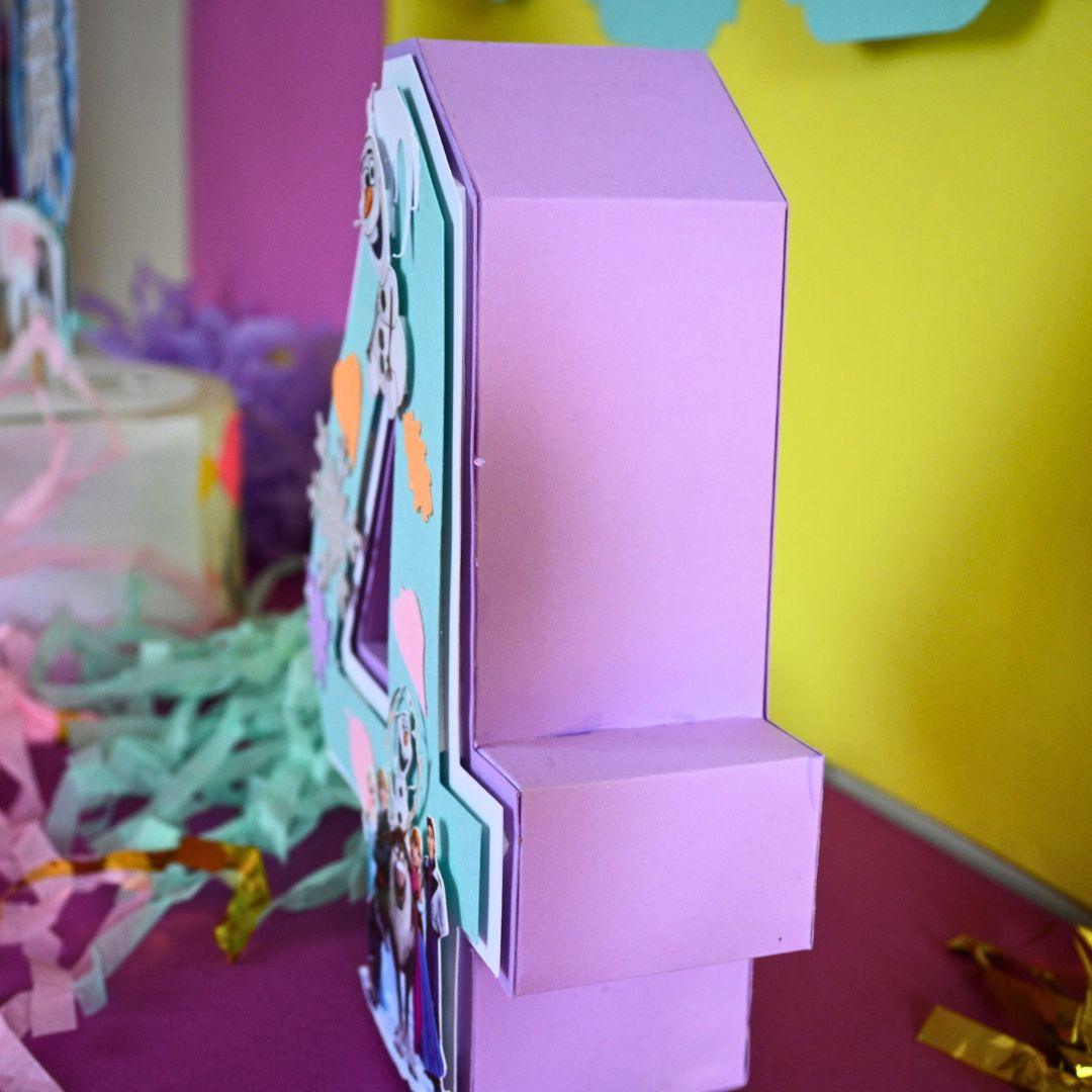 Elsa 3D Letter / Number HANDCRAFTED PRETTY UR PARTY