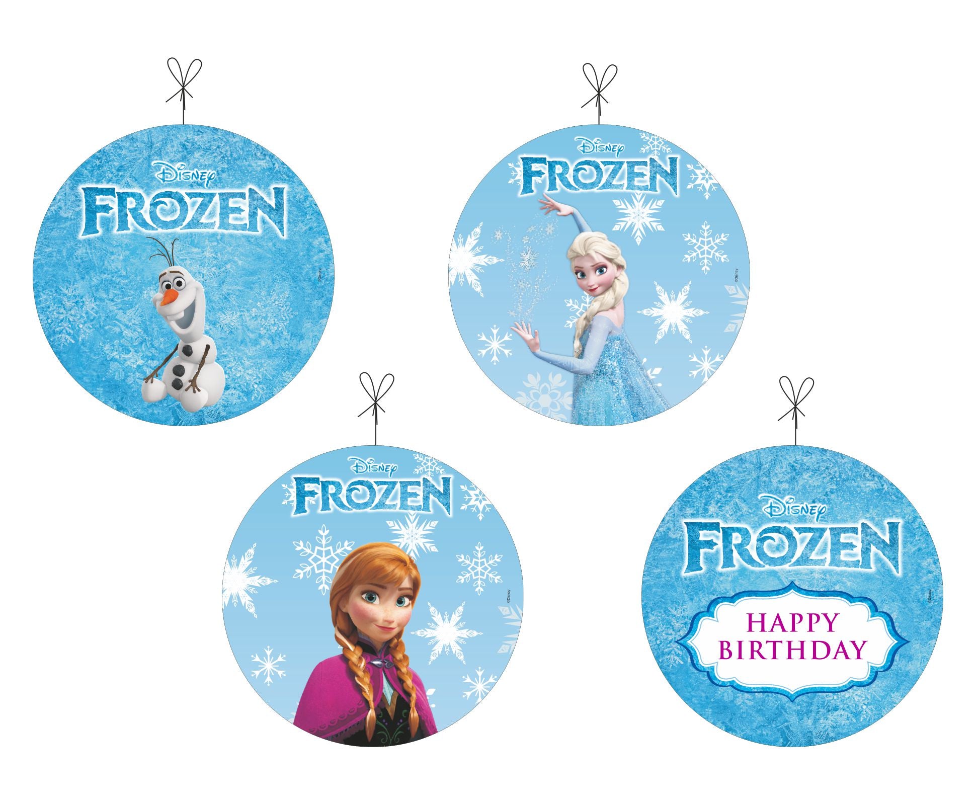 Disney Frozen Party Decorations Kit - 80 pieces combo pack THEME PARTIES Pretty UR Party