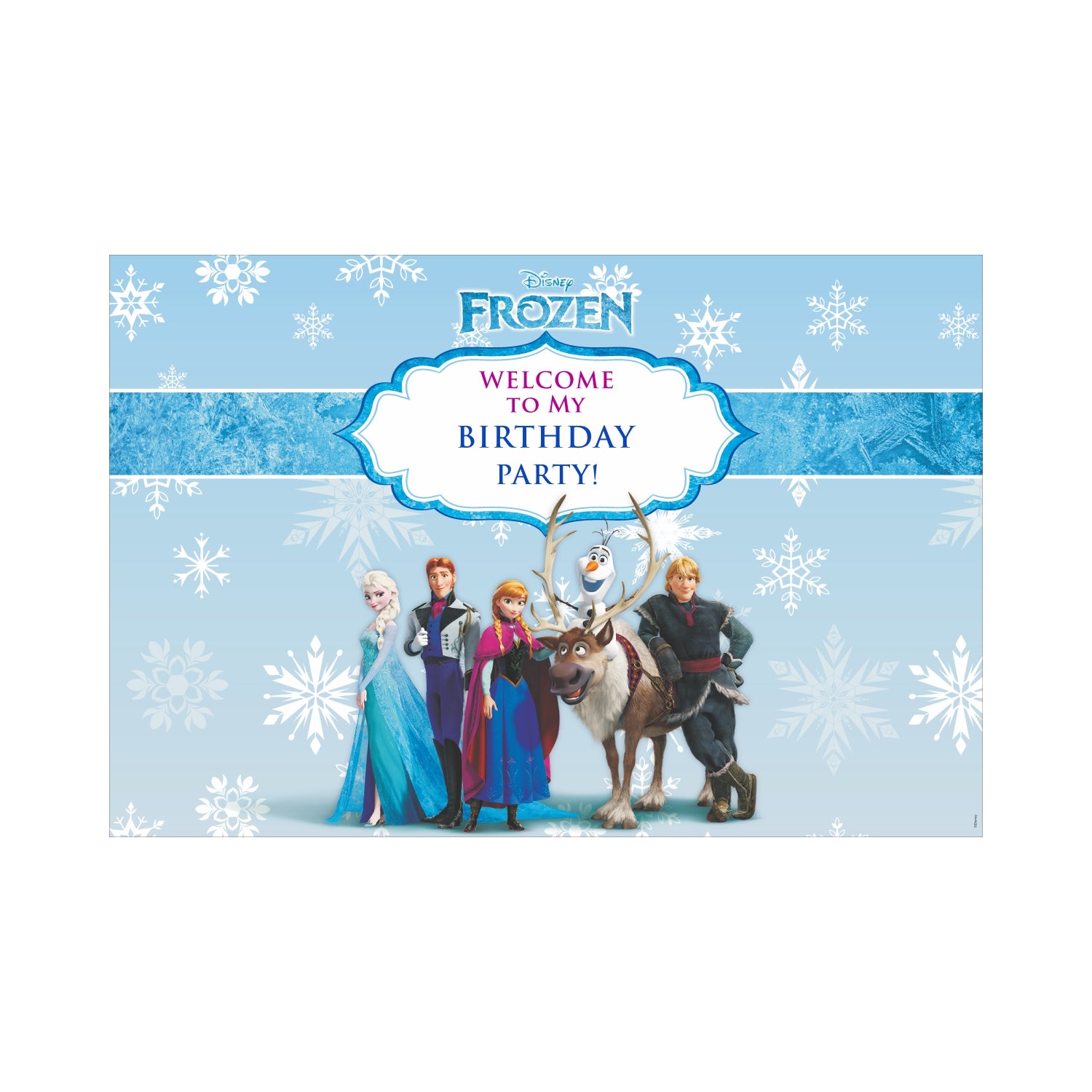 Disney Frozen Party Decorations Kit - 80 pieces combo pack THEME PARTIES Pretty UR Party