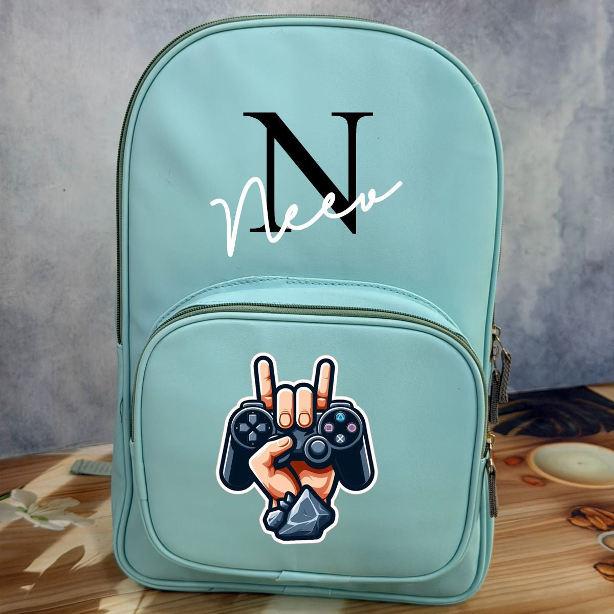 Personalised Backpack with Initial and Name Personalised Backpack with Initial and Name