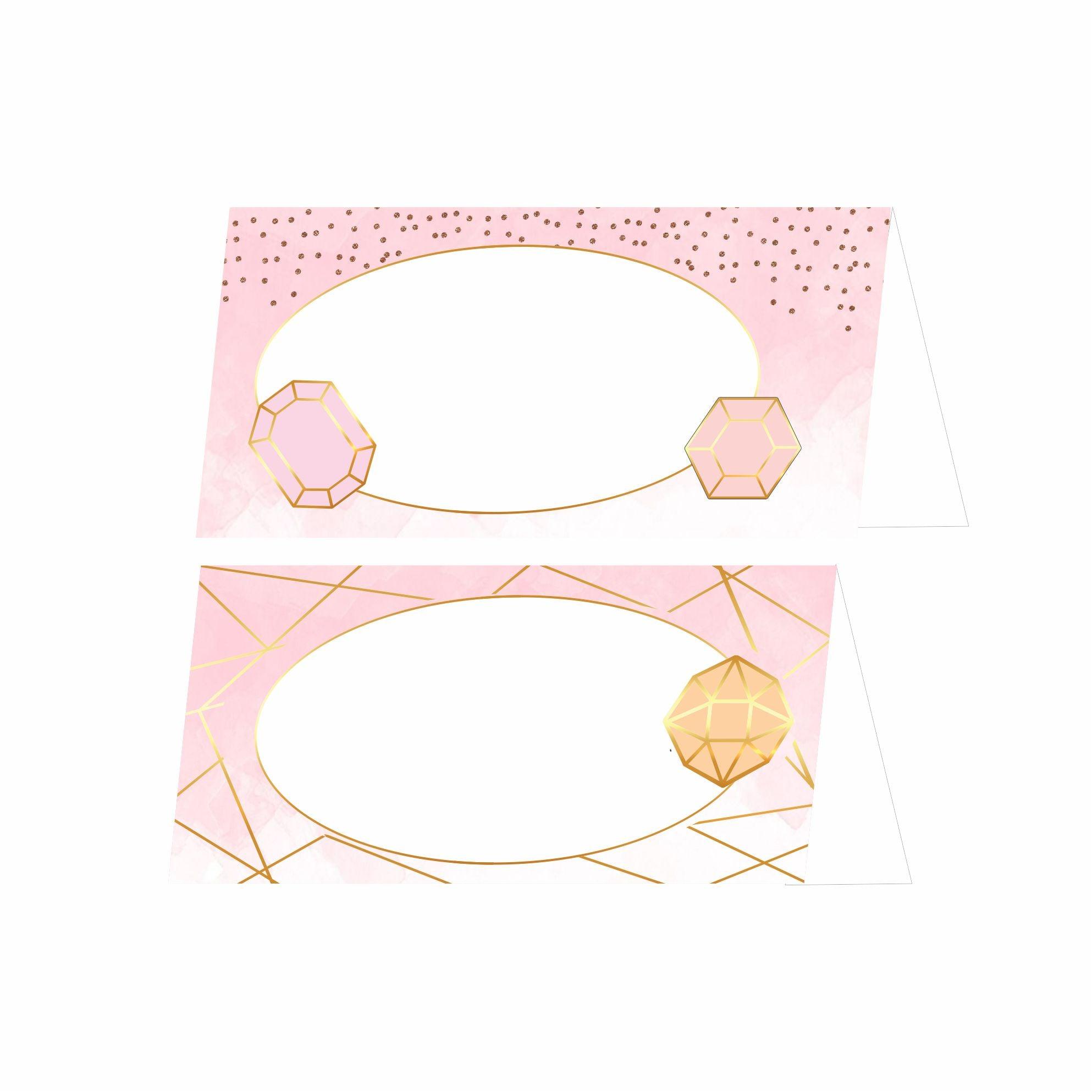 Gem and Glitter Theme Food Labels / Buffet Table Cards THEME PARTIES Pretty UR Party