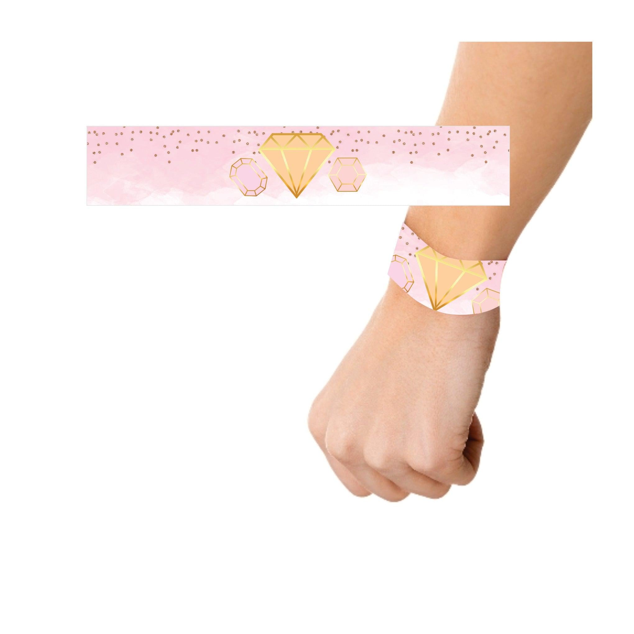 Gem and Glitter Theme Wrist Bands - Pack of 10 THEME PARTIES Pretty UR Party
