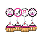 Glam Diva Cupcake / Food Toppers THEME PARTIES Pretty UR Party