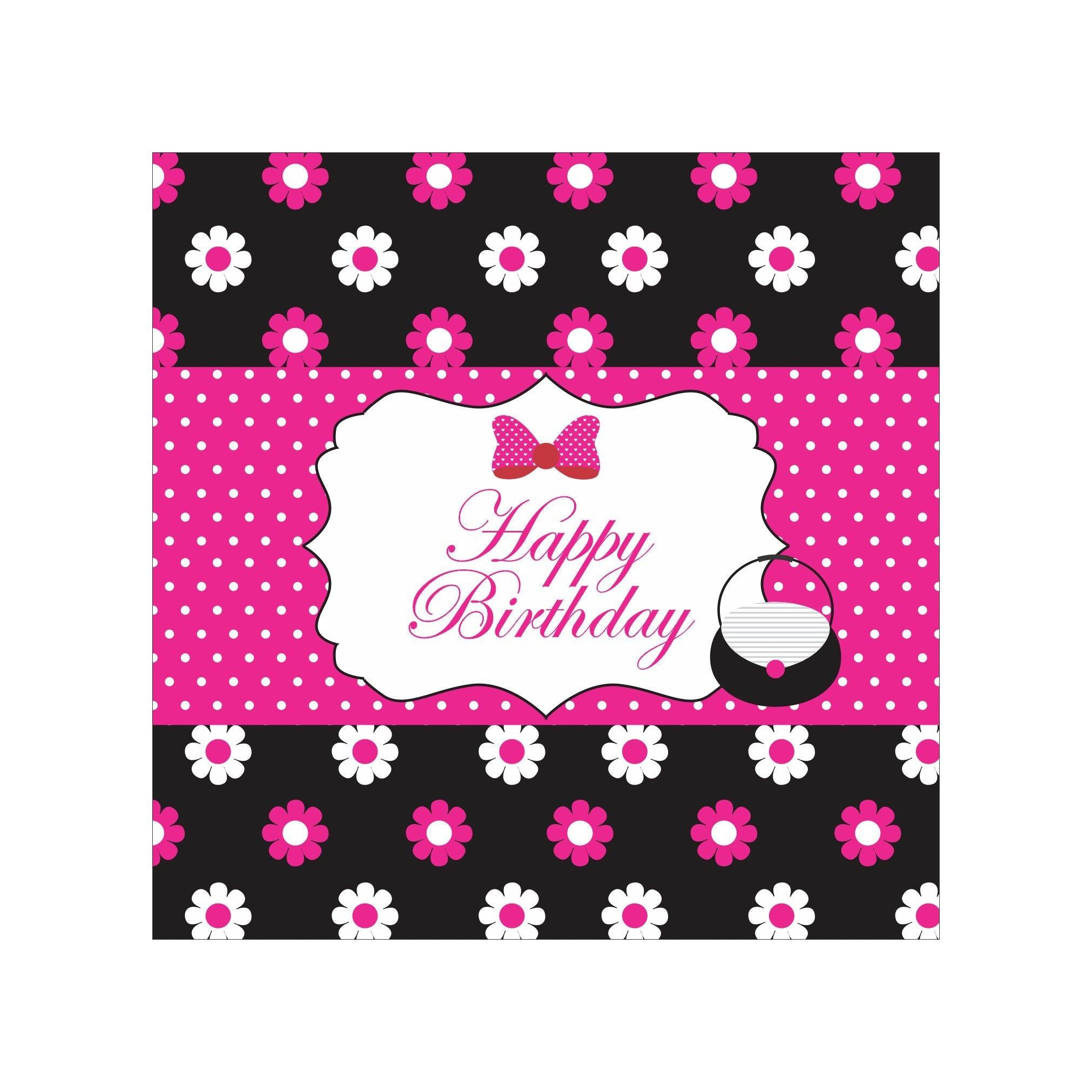 Glam Diva Chocolate Wrappers THEME PARTIES Pretty UR Party