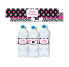 Glam Diva Water Bottle Labels THEME PARTIES Pretty UR Party