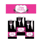 Glam Diva Napkin Rings THEME PARTIES Pretty UR Party