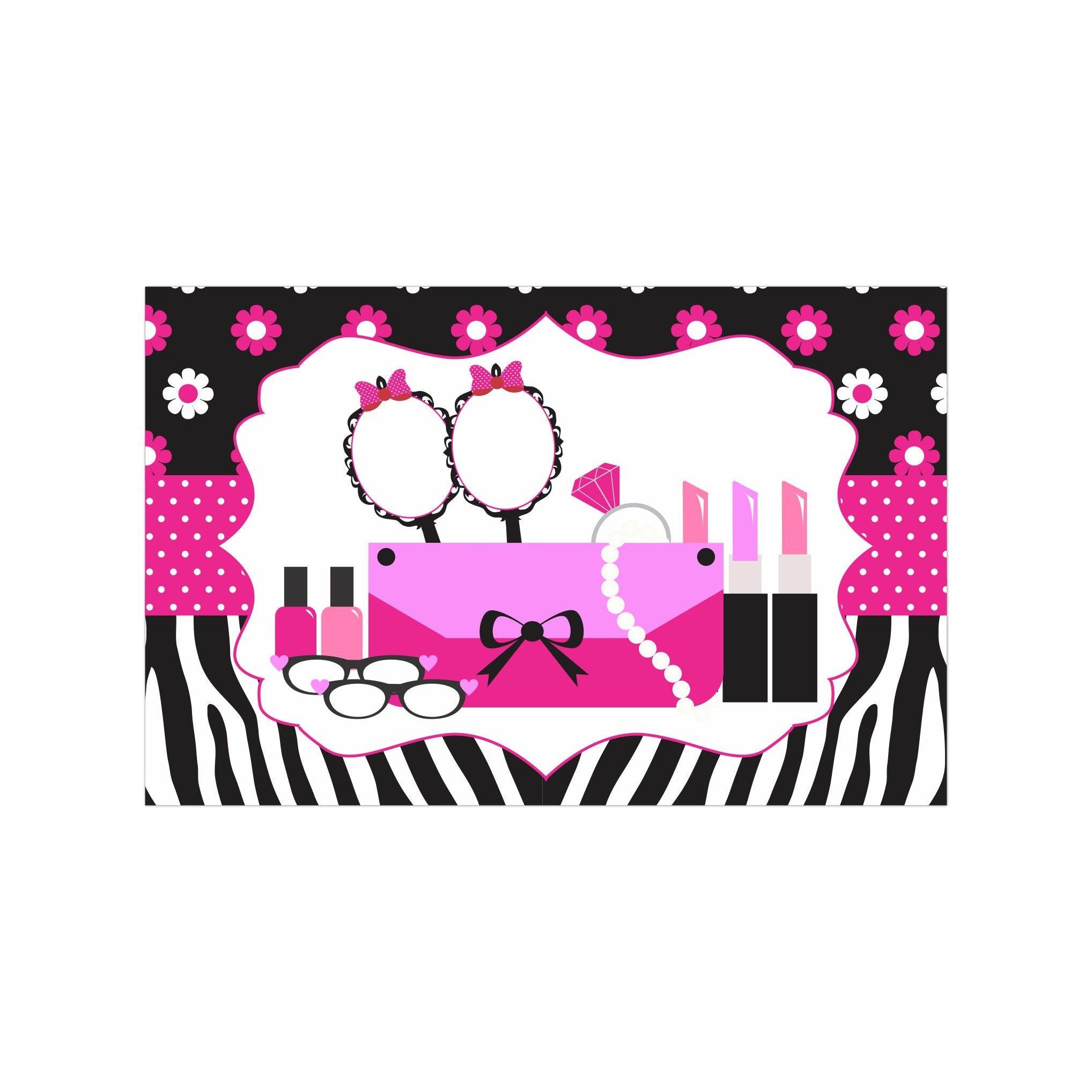 Glam Diva Table Mats THEME PARTIES Pretty UR Party