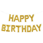 Happy Birthday Letter Foil Balloons - 16 inches THEME PARTIES Pretty UR Party Gold