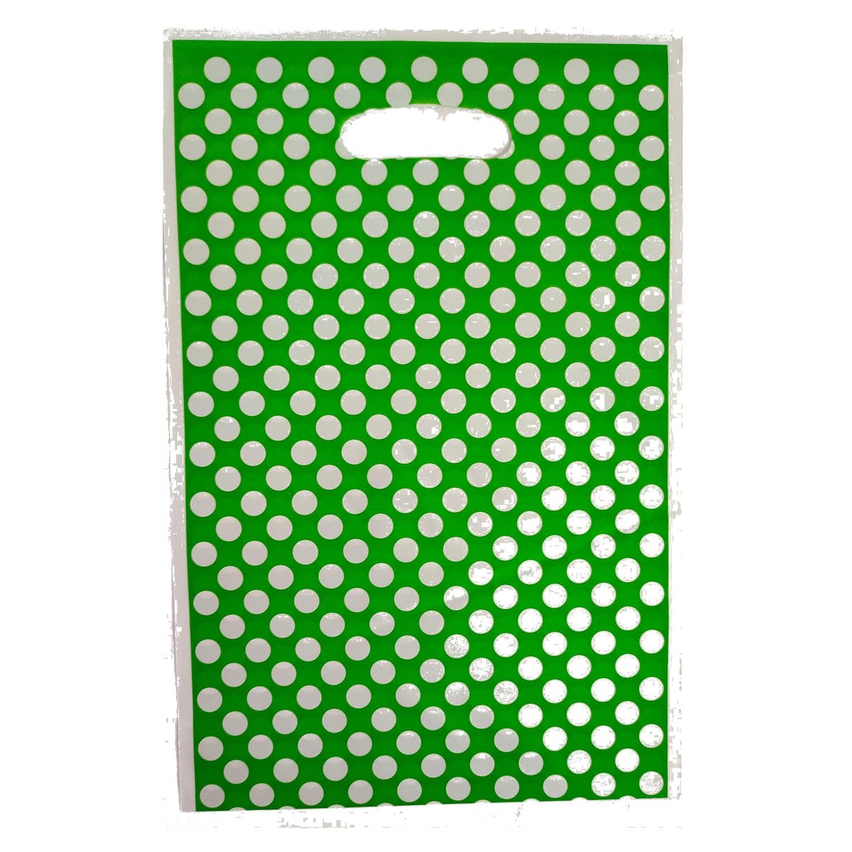 Green Polka Dots Loot Bag