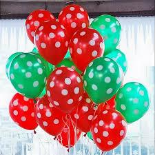 Green Polka Dots Latex Balloons  - Pack of 25 THEME PARTIES Pretty UR Party