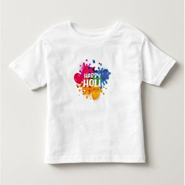 Happy Holi Balloons T-shirt HOLI Pretty UR Party