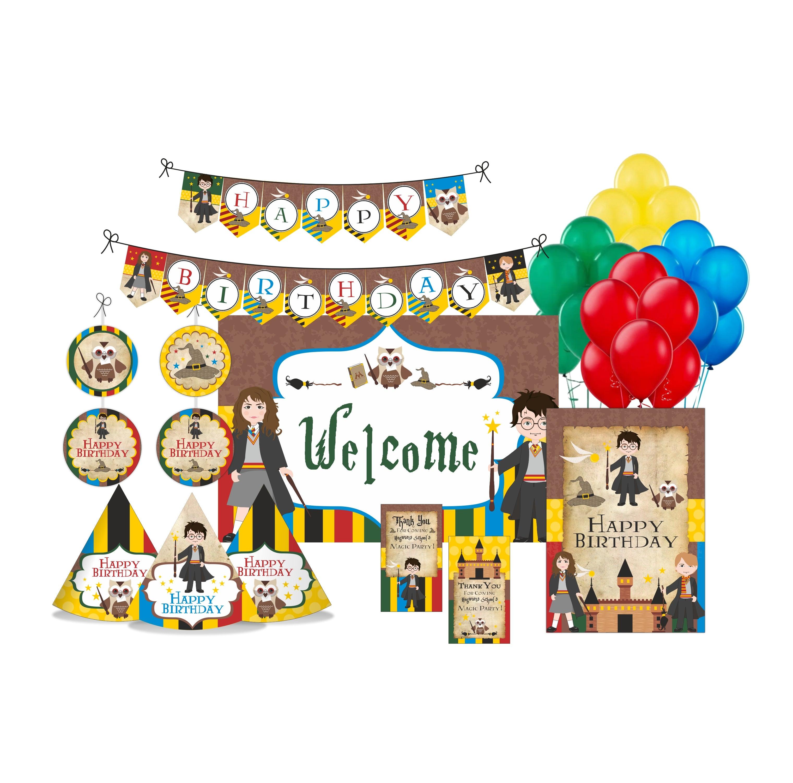 Harry Potter Party Decorations Kit - 80 pieces Combo Pack BIRTHDAYS Pretty UR Party