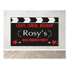 Hollywood Theme Backdrop PERSONALISED Pretty UR Party