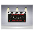 Hollywood Theme Backdrop PERSONALISED Pretty UR Party