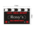 Hollywood Theme Backdrop PERSONALISED Pretty UR Party