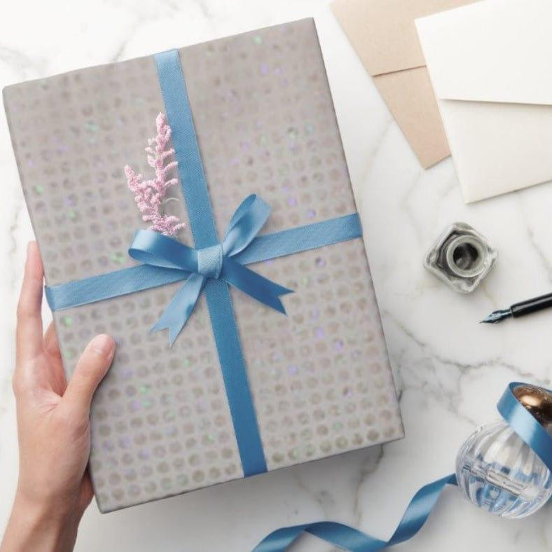 Silver Holographic Wrapping Paper - Pack of 5 ACCESSORIES Pretty UR Party