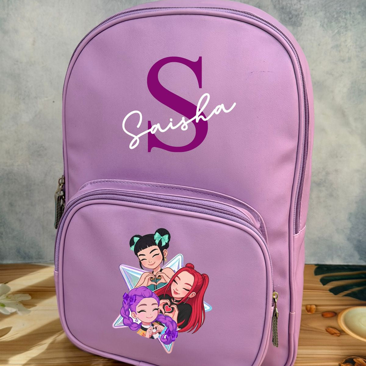 Personalised Backpack with Initial and Name Personalised Backpack with Initial and Name