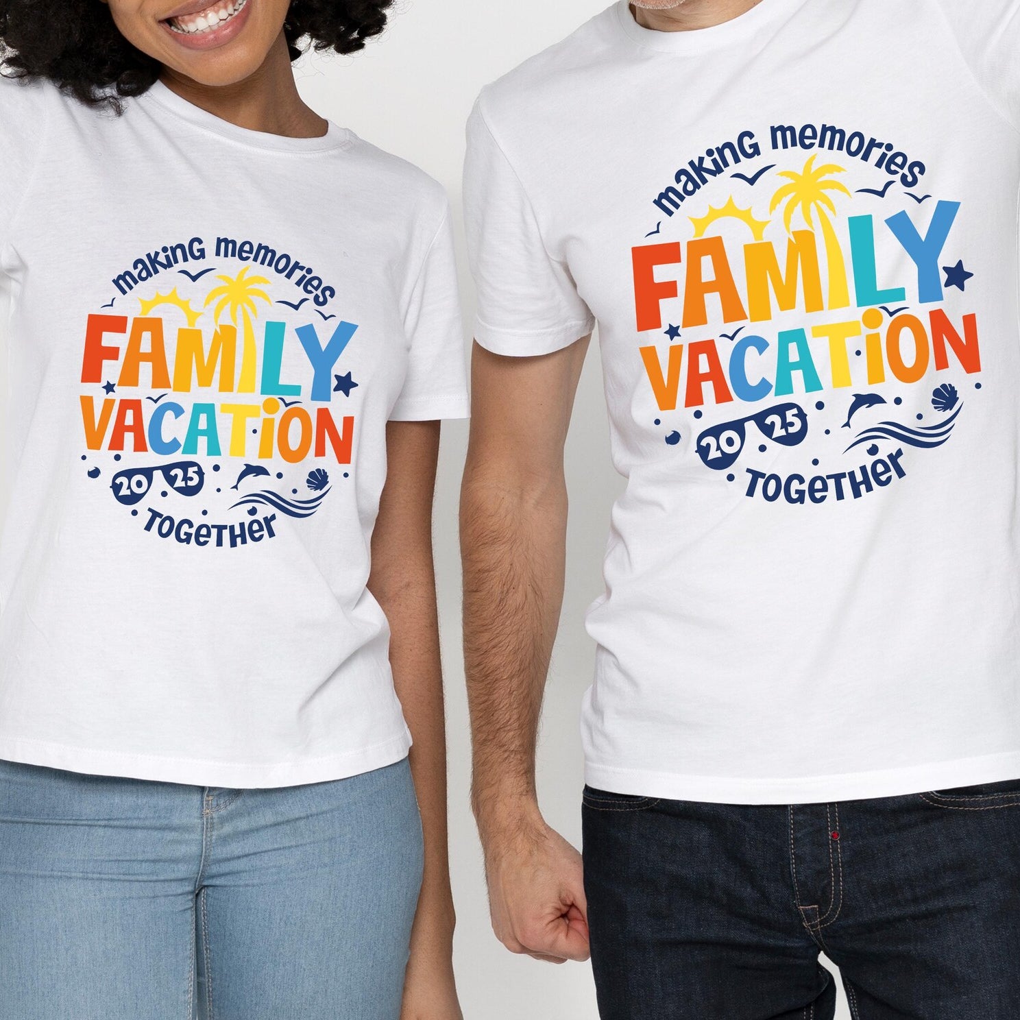 Family Holiday T-shirt - Design 1 RETURN GIFTS Pretty UR Party Family Holiday T-shirt - Design 1 RETURN GIFTS Pretty UR Party