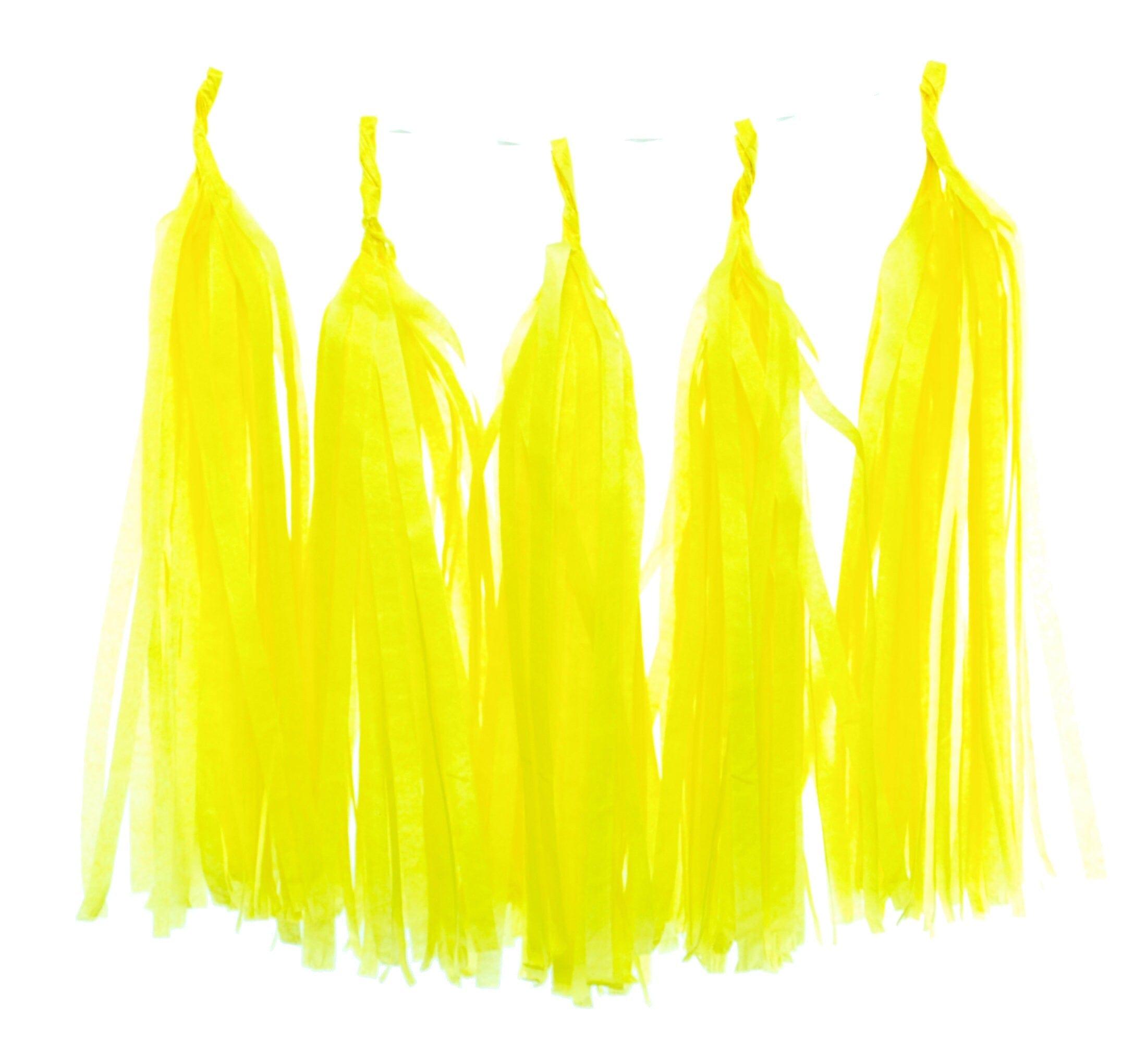 Yellow Tassel Garland Kit - Set of 5 THEME PARTIES Pretty UR Party