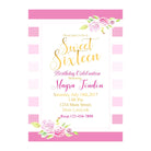 Sweet Sixteen Theme E-Invitations THEME PARTIES Pretty UR Party
