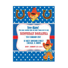 Little Cowboy Theme Invitations ALL PARTY SUPPLIES Pretty UR Party