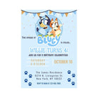 Bluey Theme E-Invitations ALL PARTY SUPPLIES Pretty UR Party