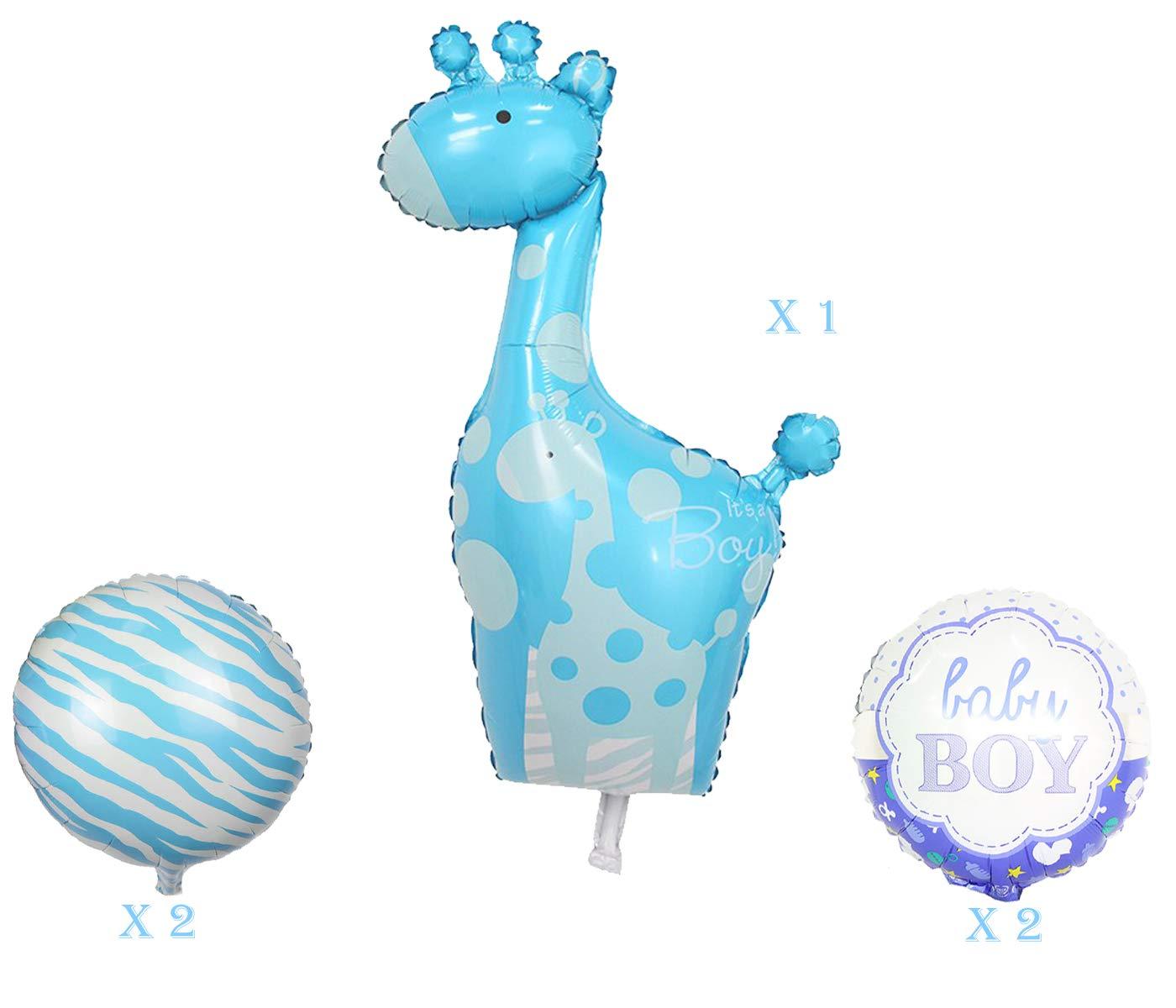 Its a Boy Giraffe Balloon - 5 pieces Set ALL PARTY SUPPLIES Pretty UR Party
