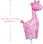 Its a Girl Giraffe Balloon - 5 pieces Set ALL PARTY SUPPLIES Pretty UR Party