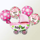 Its a Girl Pram Balloon - 5 pieces Set ALL PARTY SUPPLIES Pretty UR Party