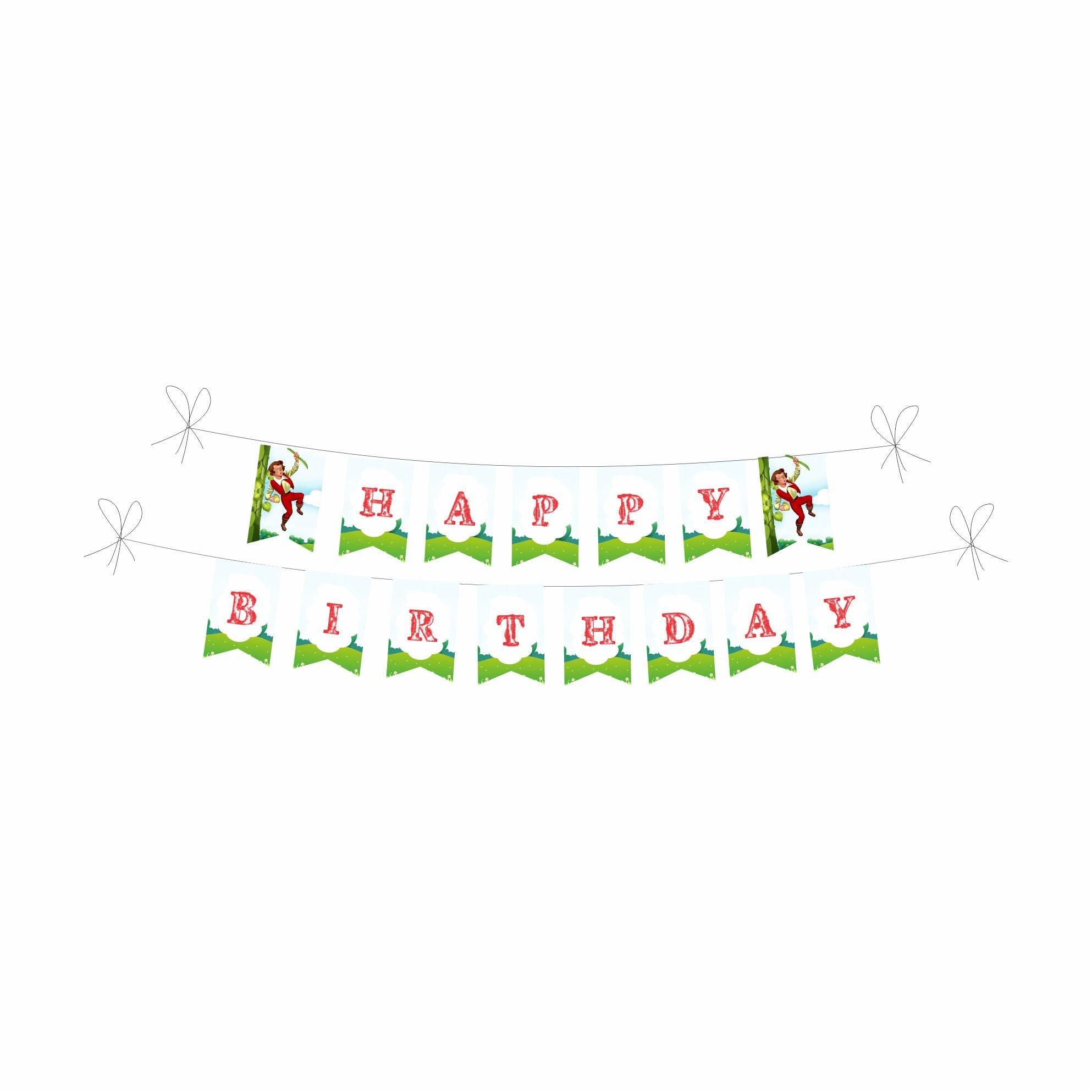 Jack & The Beanstalk Theme Bunting THEME PARTIES Pretty UR Party